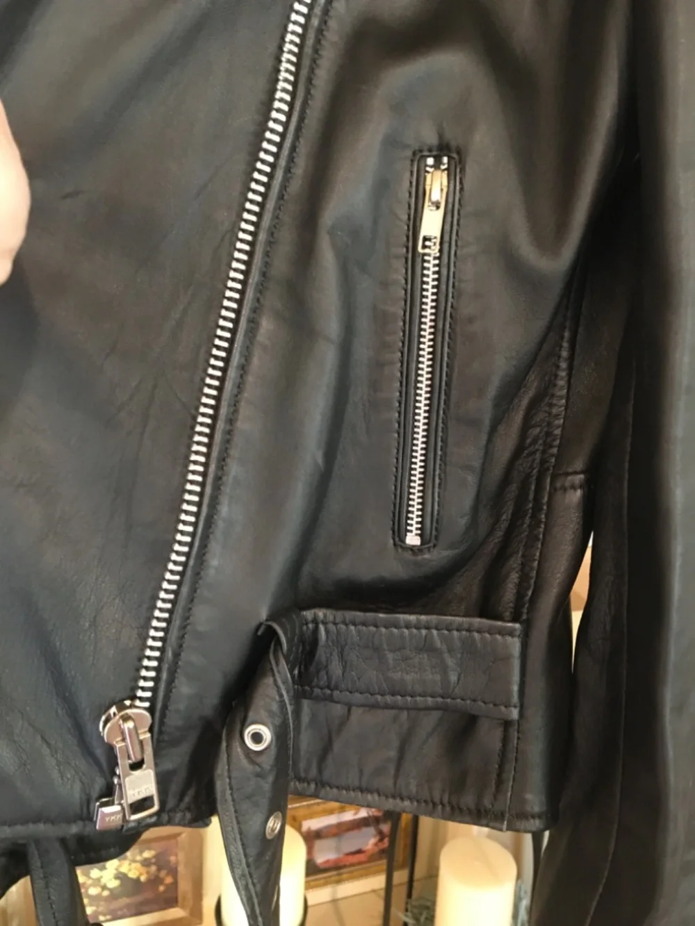 Understated Leather jacket has